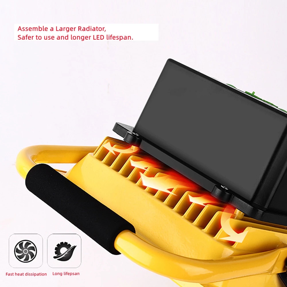 LED強力充電式投光ライト、屋外用、緊急時用、停電時用、テン - Power Outage Light のレビューと価格