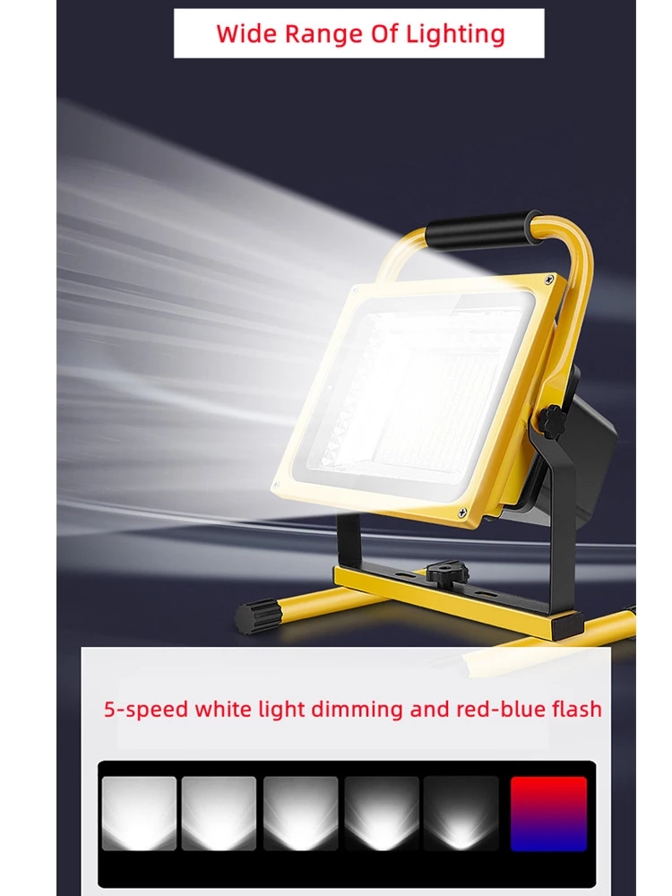LED強力充電式投光ライト、屋外用、緊急時用、停電時用、テン - Power Outage Light のレビューと価格