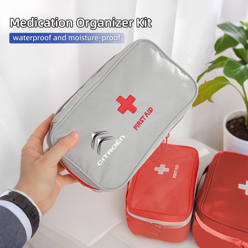 車用ポータブル救急医療キットミニ薬収納袋シトロエン C4 C - First Aid Bag Kit のレビューと価格