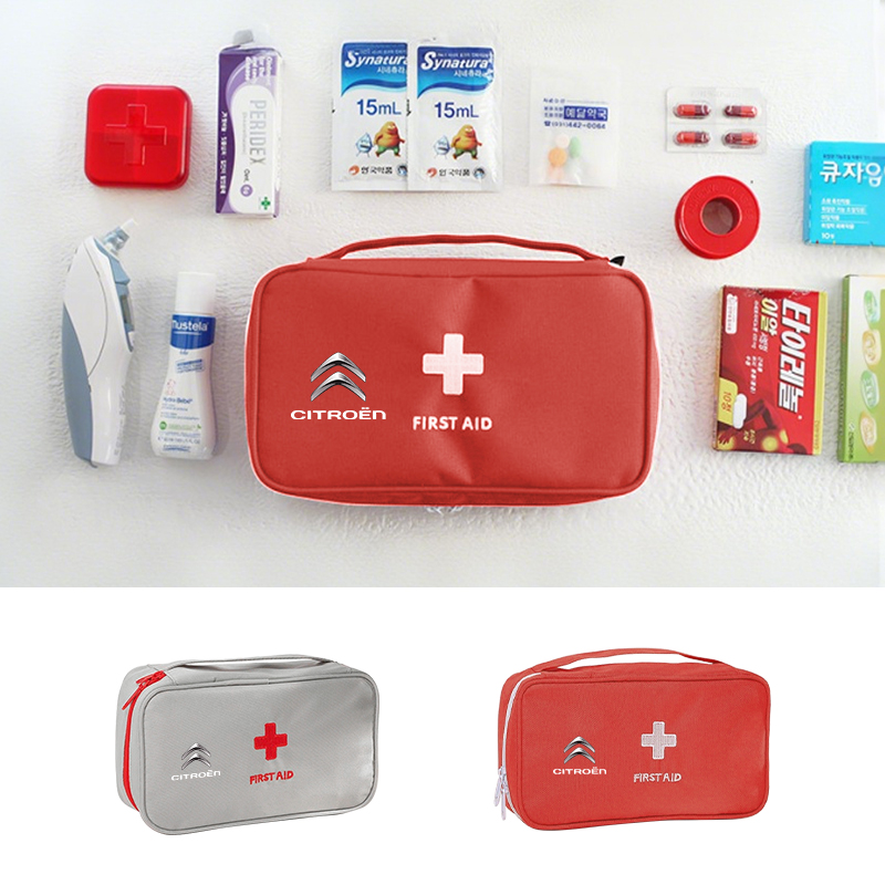 車用ポータブル救急医療キットミニ薬収納袋シトロエン C4 C - First Aid Bag Kit のレビューと価格