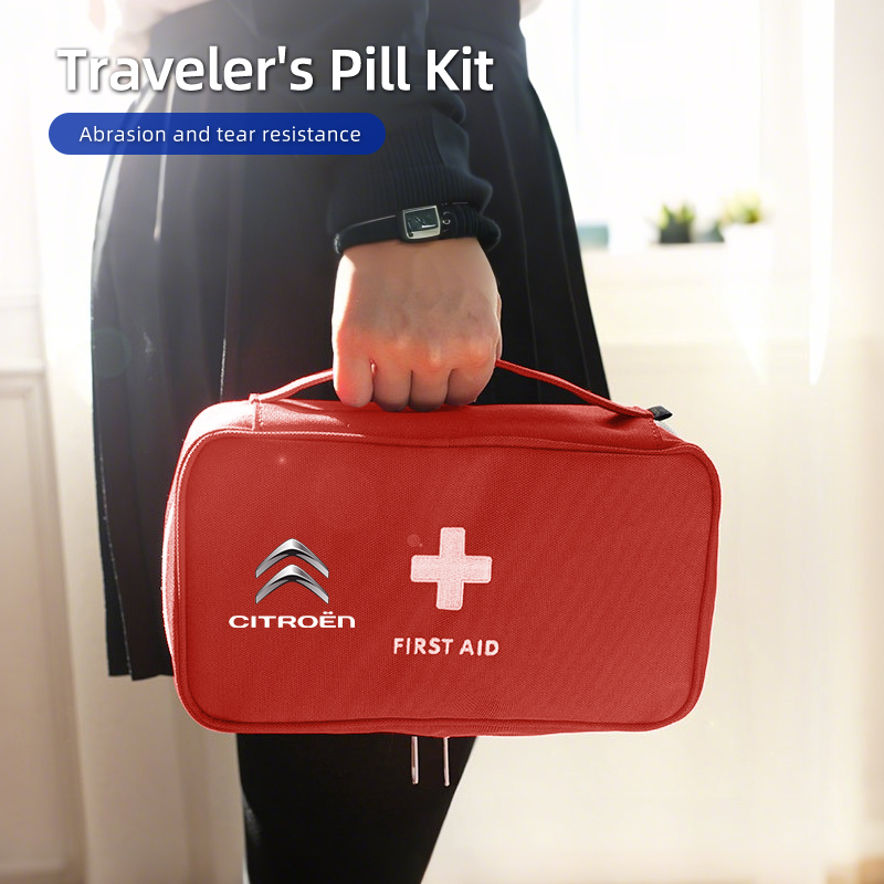 車用ポータブル救急医療キットミニ薬収納袋シトロエン C4 C - First Aid Bag Kit のレビューと価格